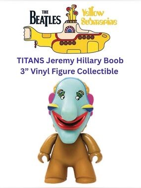 The Beatles Yellow Submarine TITANS Jeremy Hillary Boob 3” Vinyl Figure w/ Box